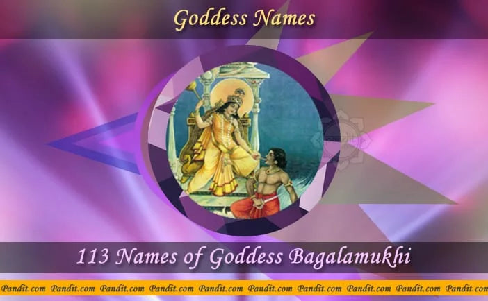Goddess Bagalamukhi Names For Baby Girl