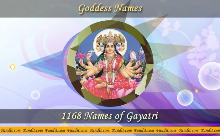 Goddess Gayatri Names