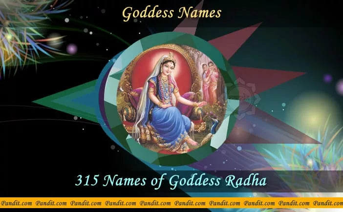 Goddess Radha Names