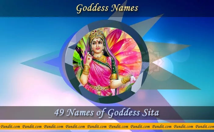 Goddess Sita Names