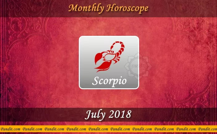 Scorpio Monthly Horoscope For July 2018