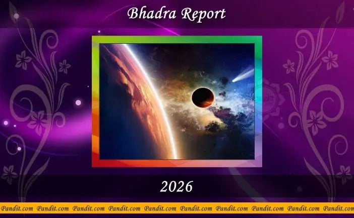Bhadra Indian Calendar 2026