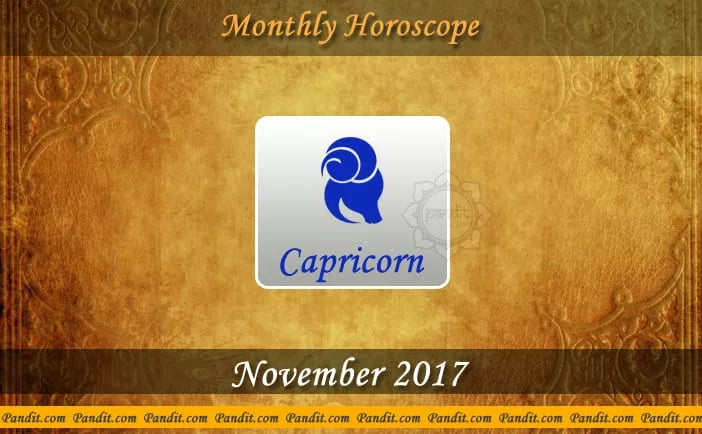 Capricorn Monthly Horoscope For November 2017