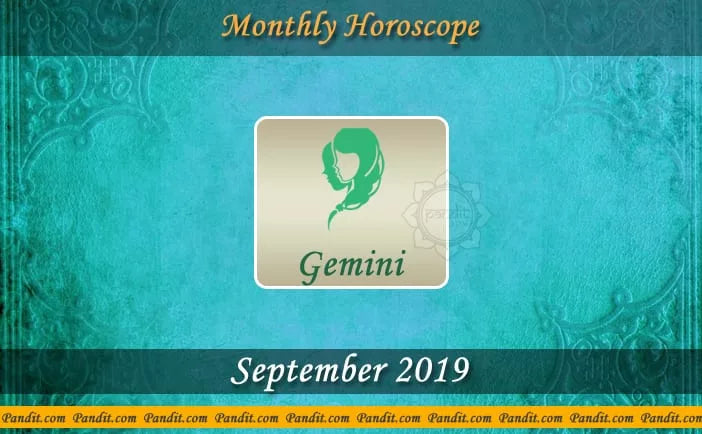 Gemini Monthly Horoscope For September 2019