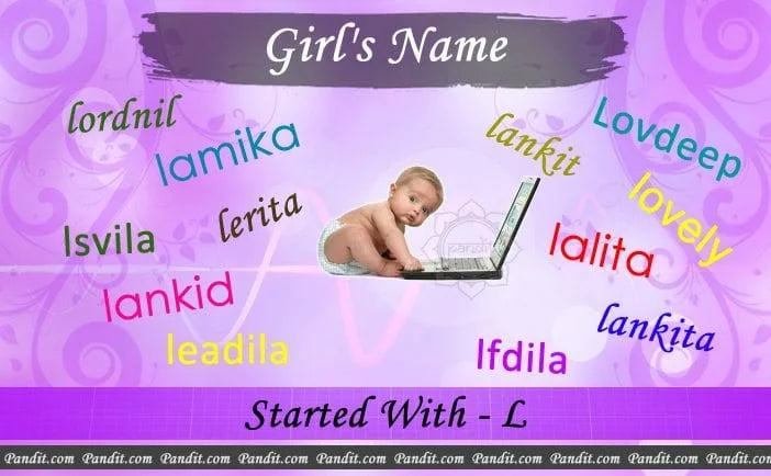 Indian Girl Names Starting With L