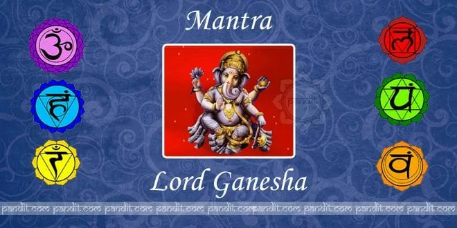 What are Ganesha Mantra hindi english