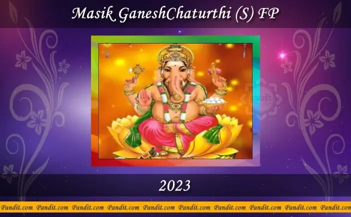 Masik GaneshChaturthi S-FP 2023