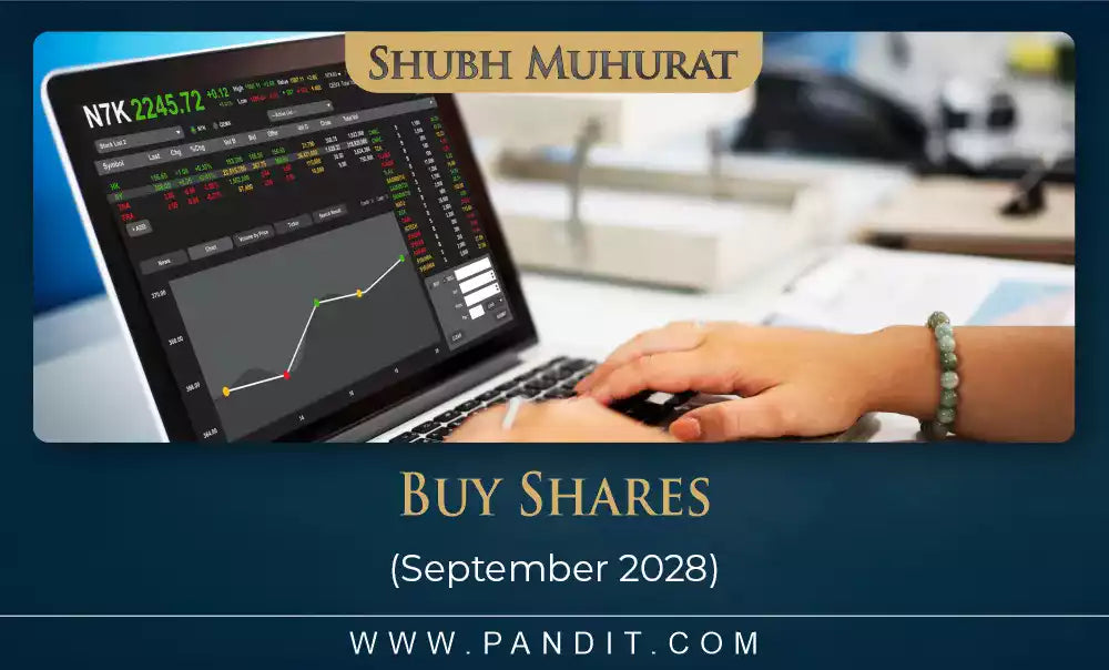 Shubh Muhurat For Buy Shares September 2028
