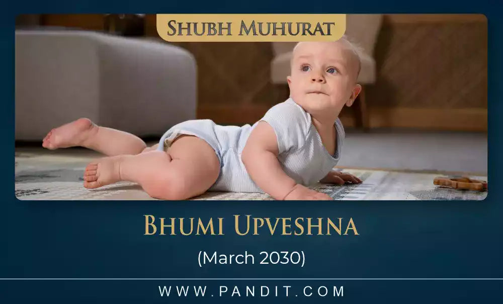 Shubh Muhurat For First Time Making Baby Sit On Land March 2030
