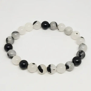 Black Rutilated Quartz Bracelet