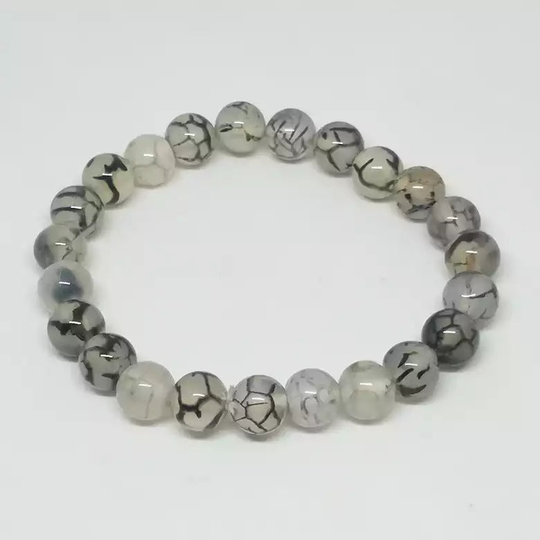 Dragon Vein Agate Bracelet