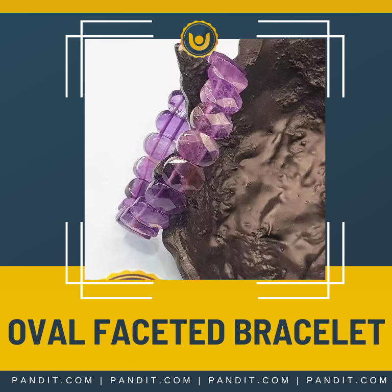 Oval Faceted Bracelet