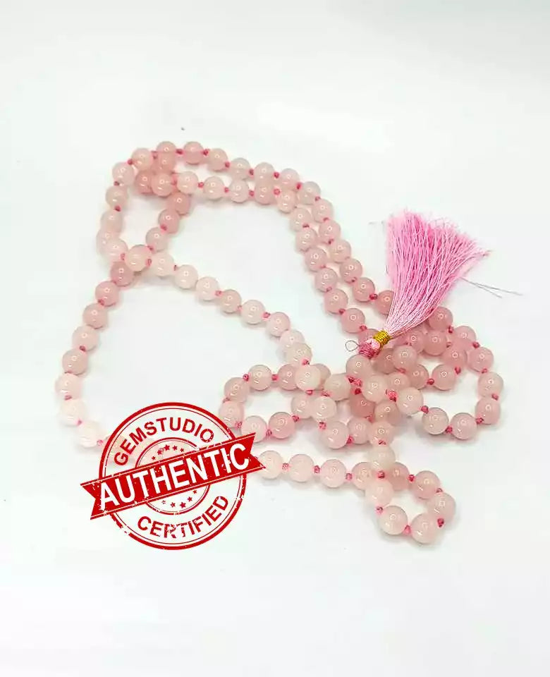 Rose Quartz Mala